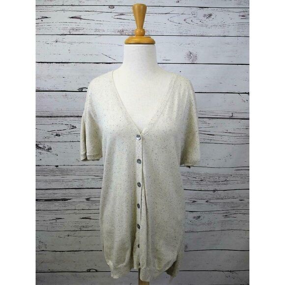 Sweater Project M Cream Blueberry Cardigan - Picture 2 of 4